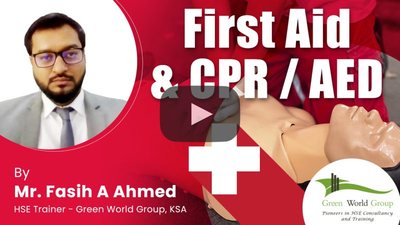 Basic First Aid CPR AED Safety training | Green World Group, UAE