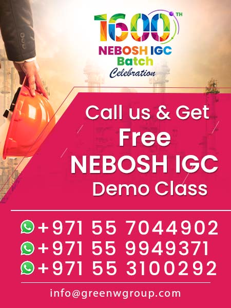 call us to get nebosh igc course demo class in uae 
