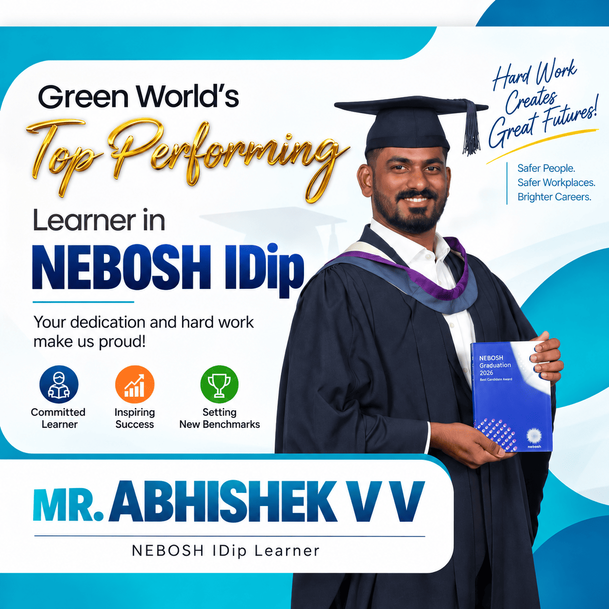 Ajoy Joseph - Top Performing NEBOSH IGC Learner